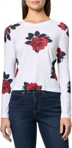 Norma Kamali Женский длинный рукав Crew Top Short