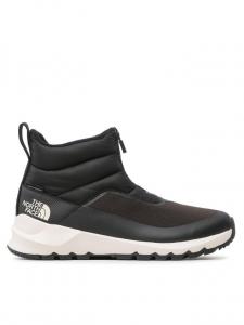 Женские зимние ботинки The North Face короткие с передней молнией, черный