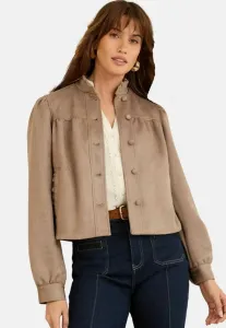 Куртка из искусственной кожи стандартного кроя Love & Roses, Tan Brown