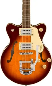 Гитара Gretsch G2655T Streamliner Center Block Jr. с двойным вырезом, системой Bigsby, грифом из лавра, отделка Forge Glow
