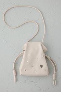 Сумка на завязках с декоративным рисунком Azul By Moussy, цвет Greige