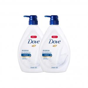 Гель для душа глубокого увлажнения молочный увлажняет и питает 720г*2 Dove