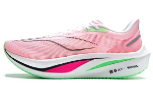 Кроссовки для бега Feidian 4 Challenger мужские с низким верхом стандартные белые/флуоресцентные розовые лотосы/флуоресцентные оранжевые дыни Lining