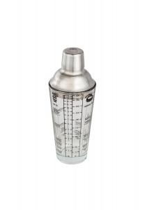 Шейкер-шейкер для коктейлей из стекла, 400 мл Xavax, transparent