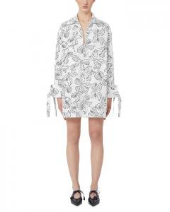 Платье белое Sansa Max Mara, мультиколор