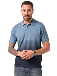 JP1880 Рубашка поло темно-синего цвета