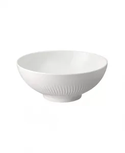 Фарфоровая дугообразная миска для хлопьев Denby, white