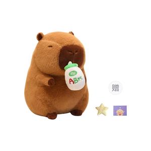 Плюшевая игрушка капибара и выдра 30 см высота OU DI PIG