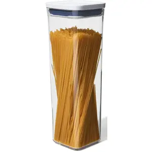 Банка для хранения OXO Good Grips, (1 шт.), МАЛЕНЬКАЯ КВАДРАТНАЯ - БОЛЬШАЯ, 2,1 л, цвет transparent