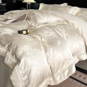 FUANNA Комплект постельного белья 1.8, 4 предмета, пододеяльник 220x240 см, цвет слоновая кость, ультрамягкий