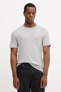 Футболка в рубчик BOSS, серый