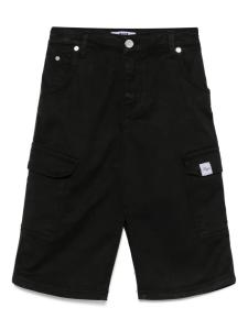 Детская джинсовая юбка-миди MSGM MSGM Kids, черный