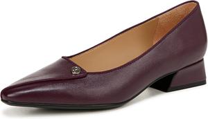 Женские туфли Naturalizer Georgia с заостренным носком и низким каблуком-блоком, Deep Plum Smooth