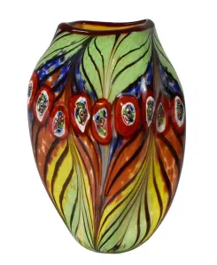 Ваза из павлиньих перьев Dale Tiffany, multi