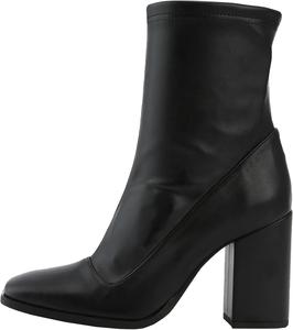 OAKUMSAS Женские ботильоны с квадратным носком и массивным каблуком, стильные вечерние короткие ботинки