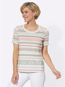 Рубашка с короткими рукавами в цвете экрю-хаки WITT WEIDEN