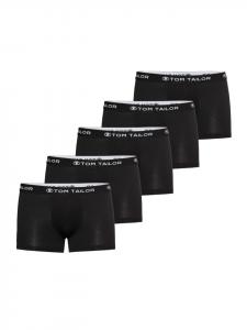 Tom Tailor Комплект из 5 трусов Hip Pants Great Falls в черно-темно-белом цвете