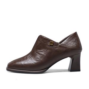 YEARCON Женские туфли на высоком каблуке, черные/темно-коричневые