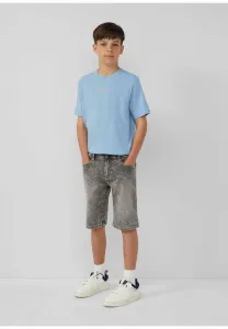 Футболка с принтом mit frontund rücken S.Oliver, Himmelblau