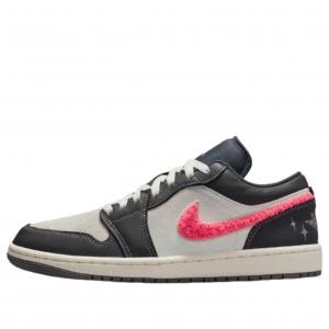 (WMNS) Air Jordan 1 Low 'Light Graphite Hot Punch'