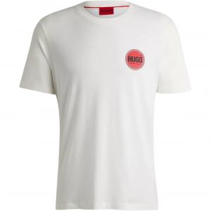 Хлопковая футболка Hugo HUGO BOSS, белый