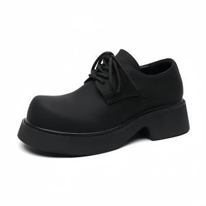 QIQUDUCK Легкие казуальные низкие туфли для увеличения роста Unisex Black