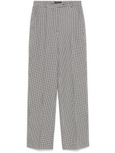 Брюки STYLAND с узором «гусиная лапка», черный