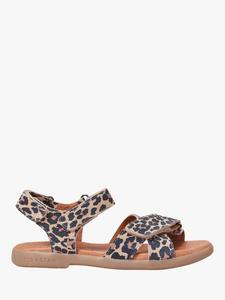 Детские сандалии Rae Leather с перекрестными ремешками Zig+Star, Natural Animal