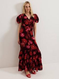 Платье макси с цветочным рисунком amaris Phase Eight, разноцветный