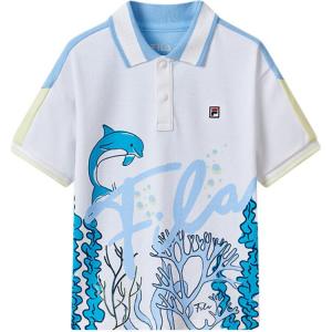 Футболка с принтом по всей поверхности для детей FILA KIDS, мультиколор