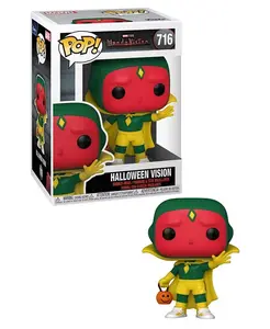 Виниловая фигурка Marvel Wandavision Pop | Halloween Vision Funko, green
