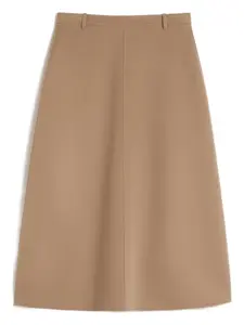 Юбка из шерсти силуэта "А-силуэт" 'S Max Mara, коричневый