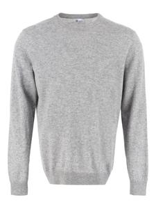 Кашемировый свитер с круглым вырезом THE (Alphabet), серый