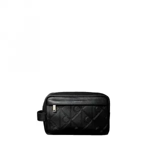 Косметичка Calvin Klein XL Emblem Aop Emboss, черный