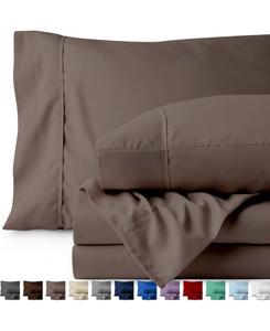 Ультрамягкий комплект постельного белья с двойной ворсистой поверхностью, размер Twin Bare Home, Taupe