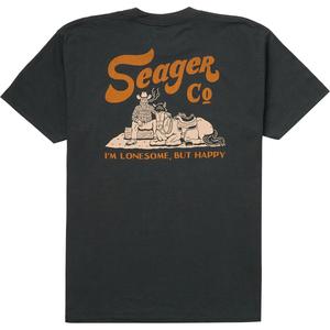 Одиночная футболка Seager Co., черный