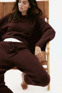 Джоггеры тонкой вязки H&M, красный