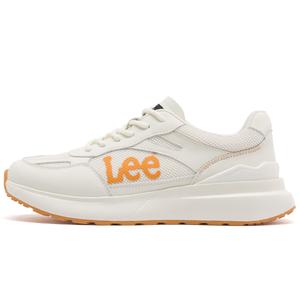 Lee Мужские противоскользящие низкие повседневные туфли на платформе бежевые, цвет Beige