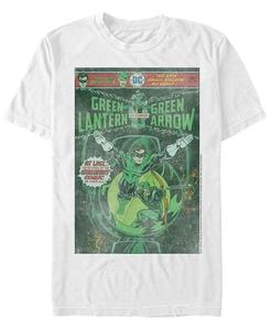 Футболка с коротким рукавом для мужчин Dc Green Lantern Starring Green Arrow Comic Cover Fifth Sun