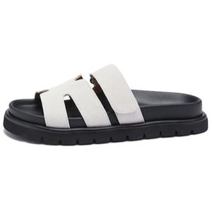 Скользостойкие антибактериальные шлепанцы женские бежевый белый черный CAMEL, экрю