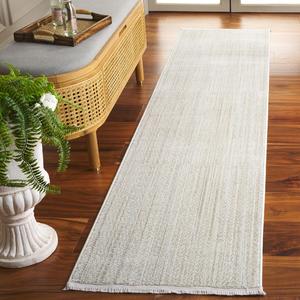 Ковер-дорожка SAFAVIEH, 61 x 183 см, Herat Collection, Ivory & Beige, однотонный дизайн, не линяет и прост в уходе, идеален для помещений с высокой проходимостью в гостиной, спальне, столовой (HRT341A-26)