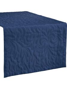 Erwin Müller Жаккардовая скатерть-дорожка из смесовой хлопковой ткани, цвет «Кадис», синий