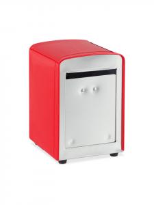 Relaxdays 2 диспенсера для салфеток красного цвета