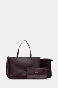 Кожаная сумка Marc O'Polo, бордовый