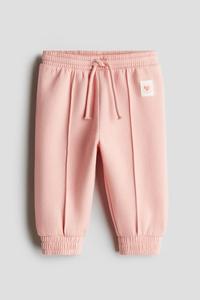 Спортивные штаны из трикотажной ткани H&M, розовый