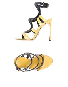 Сандалии Sergio Rossi, желтый
