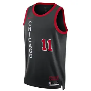 Майка Nike Dri-FIT NBA Swingman Jersey 2023/24 City Edition 'Chicago Bulls DeMar DeRozan', черный