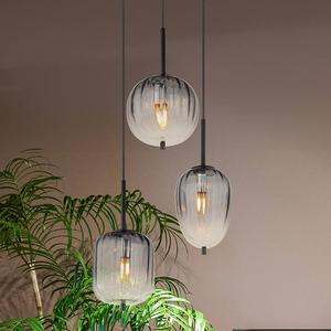 Подвесной светильник Globo Lighting Attila, цветное стекло/железо - количество языков пламени: 3