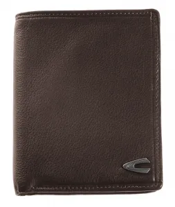 Активный кошелек Camel "Vegas" из высококачественной воловьей кожи с металлическим логотипом Camel Active, коричневый