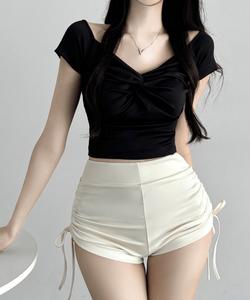 Купальник-танкини BORA AURA с крестообразным дизайном и боковыми сборками Aimoha - Select -, цвет Black